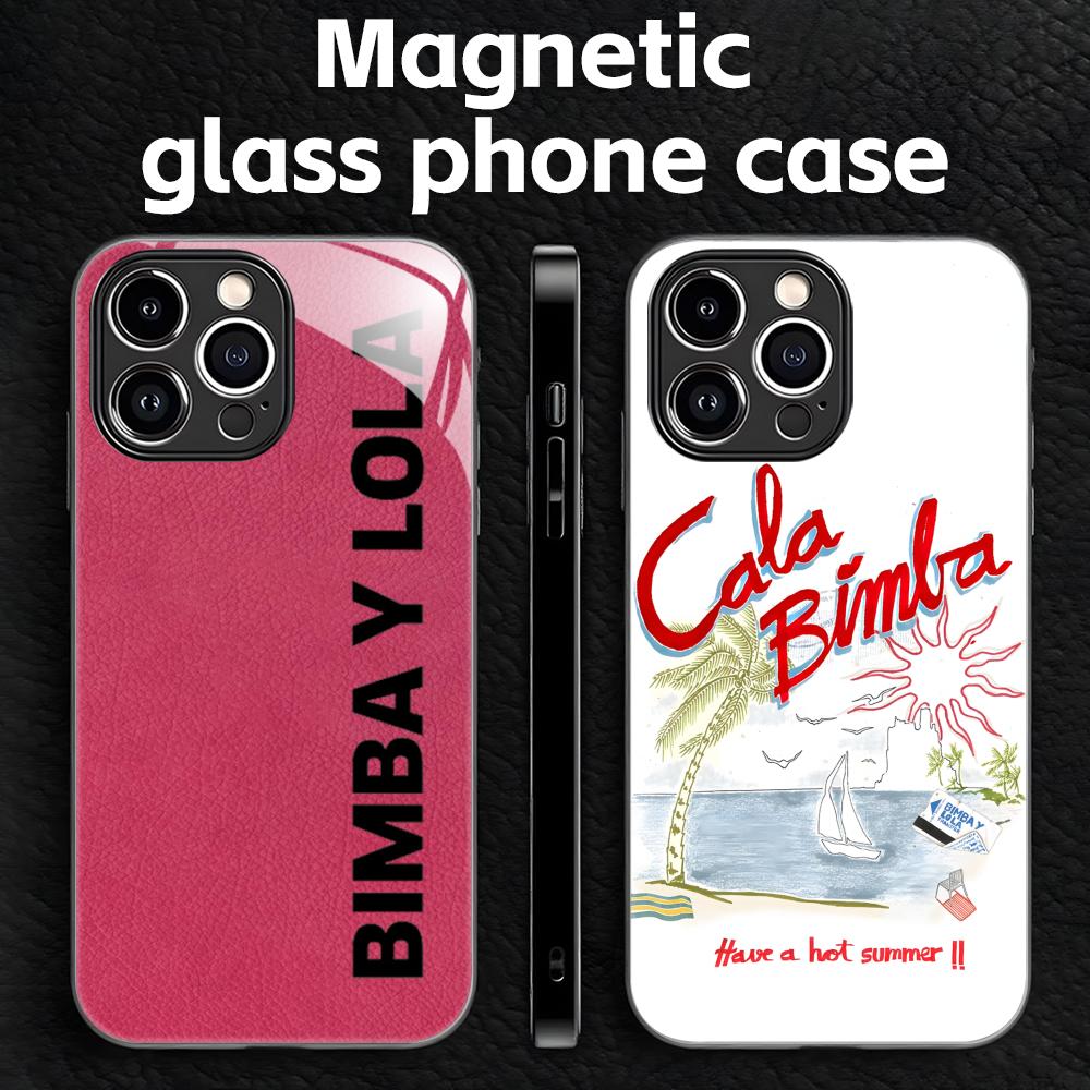 Phone Cases With Magnet - غطاء هاتف بشعار العلامة التجارية BIMBA