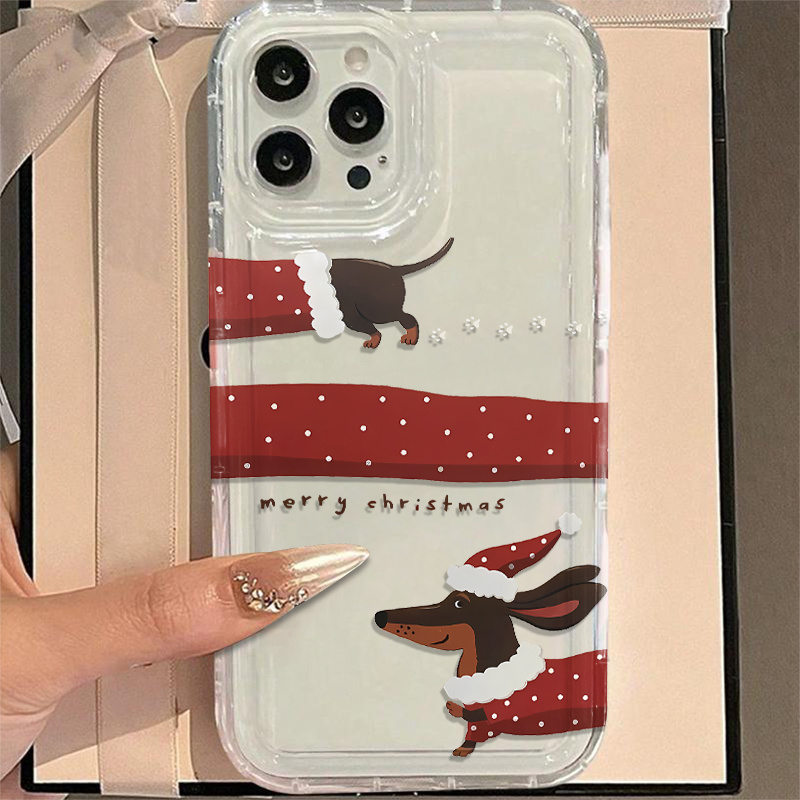 Phone Cases Aesthetic - غطاء هاتف شفاف بتصميم لطيف لعيد