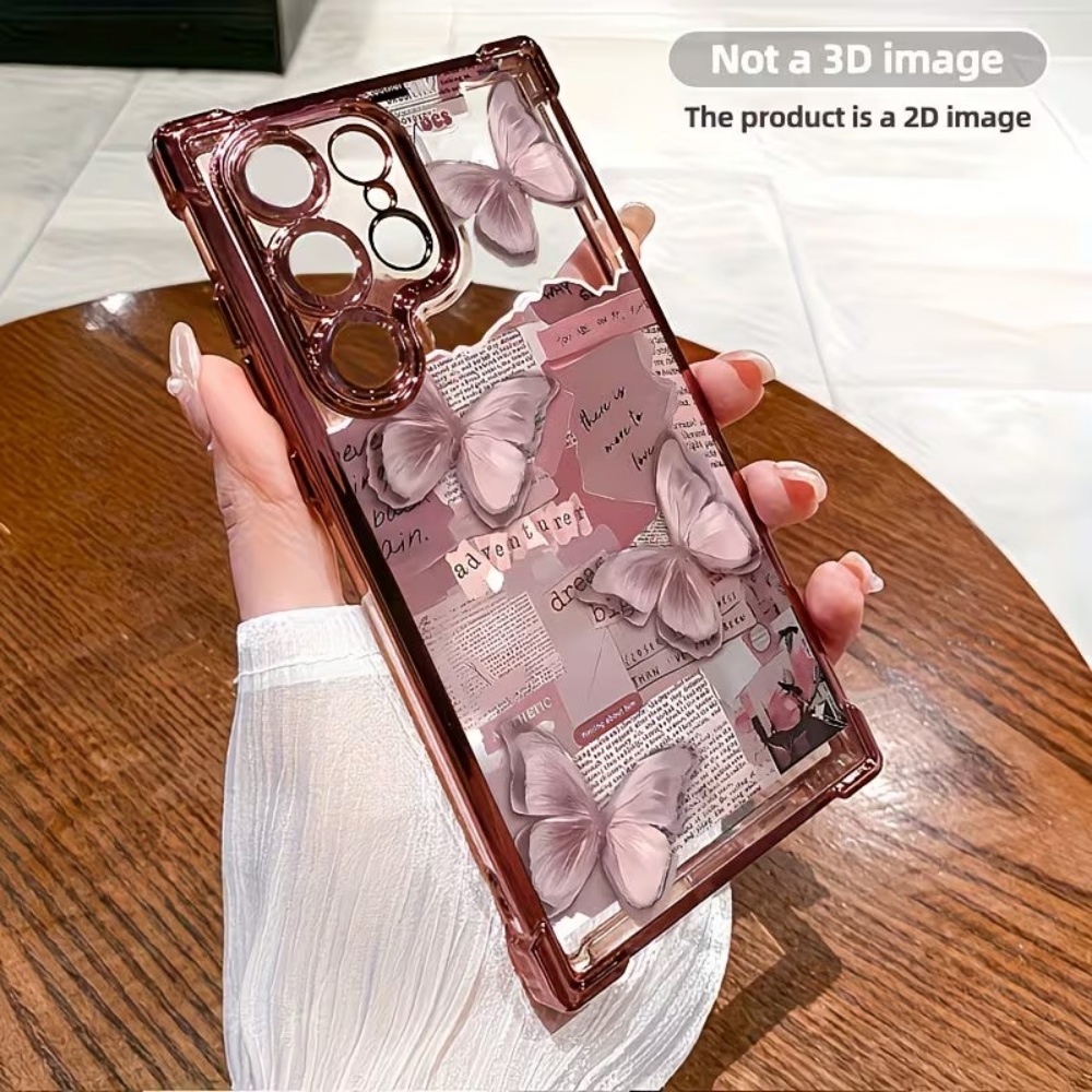 Phone Cases Aesthetic - جراب هاتف شفاف من مادة TPU