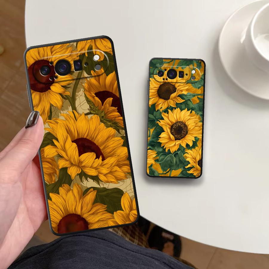 Phone Cases Google Pixel 10 Pro - غطاء هاتف Sunflower Sea Funda لهاتف