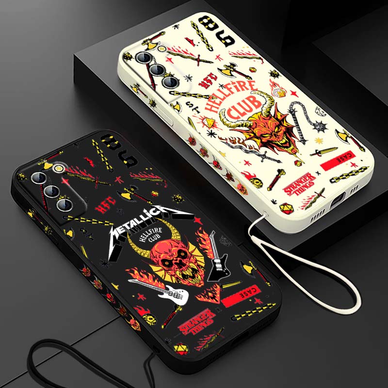 Samsung Galaxy S24 - غطاء هاتف سائل بتصميم شيطان الجحيم