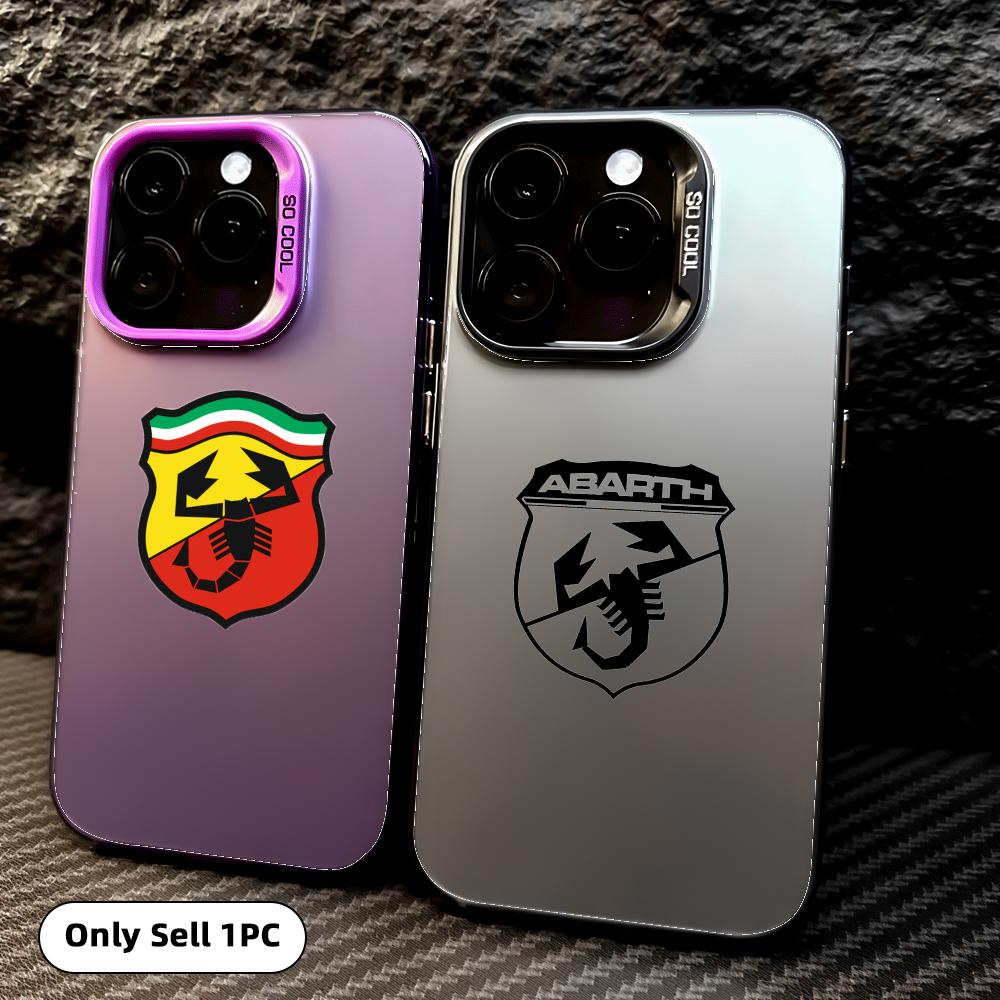 Phone Cases Durable - جراب هاتف A-Abarth Scorpion لهواتف آيفون