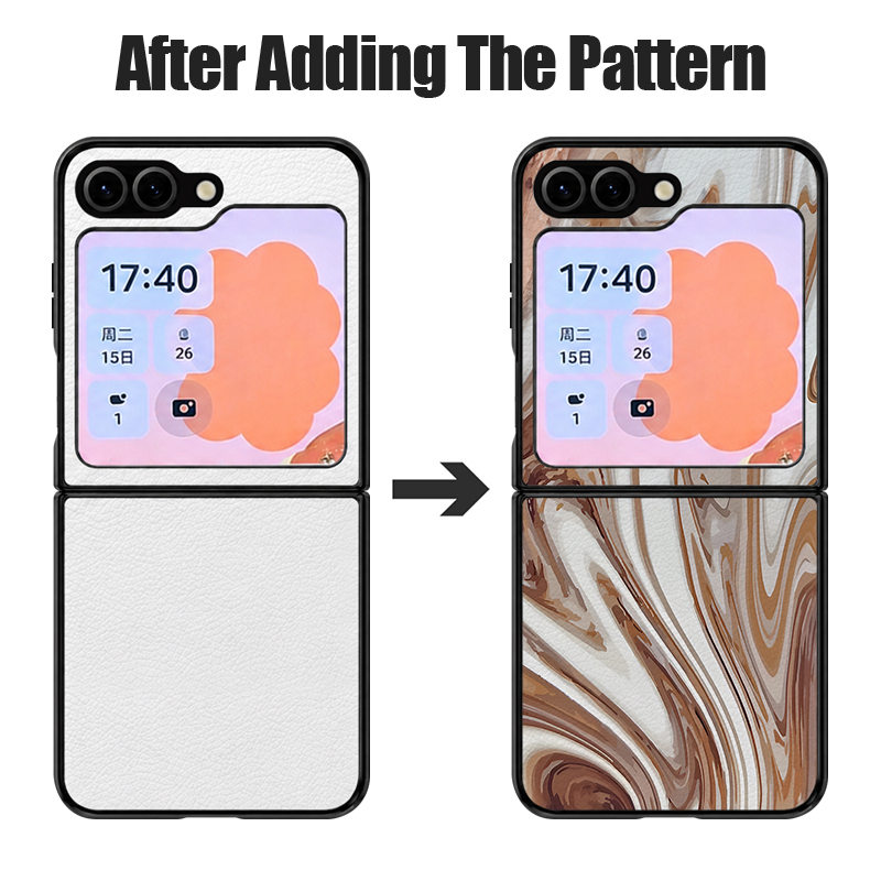 غطاء هاتف بطبعة رخام بتأثير ال - مراجعة Phone Cases Z Flip 5 وسعره