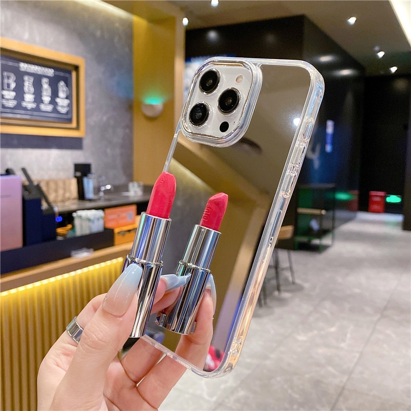 أزهار لطيفة مرآة لوضع مساحيق ا - مراجعة Phone Cases Aesthetic وسعره