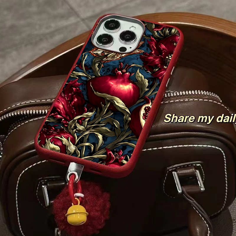 خمر الرمان بولي TPU الفن جراب  - مراجعة Phone Cases Aesthetic وسعره