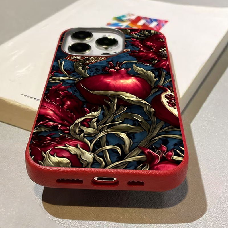 خمر الرمان بولي TPU الفن جراب  - مراجعة Phone Cases Aesthetic وسعره
