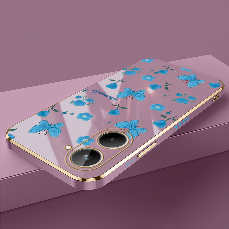 غطاء هاتف مطبوع عليه زهور وفرا - مراجعة Phone Cases Realme وسعره