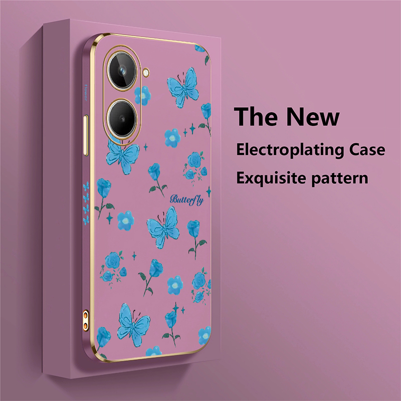غطاء هاتف مطبوع عليه زهور وفرا - مراجعة Phone Cases Realme وسعره
