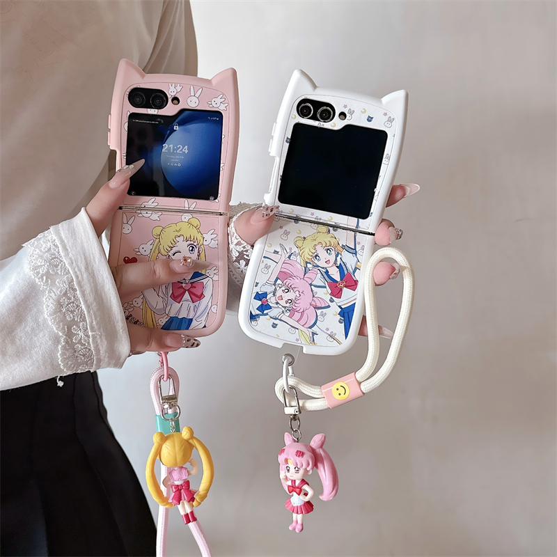 غطاء هاتف لطيف بتصميم كرتوني ي - مراجعة Phone Cases Z Flip 5 وسعره