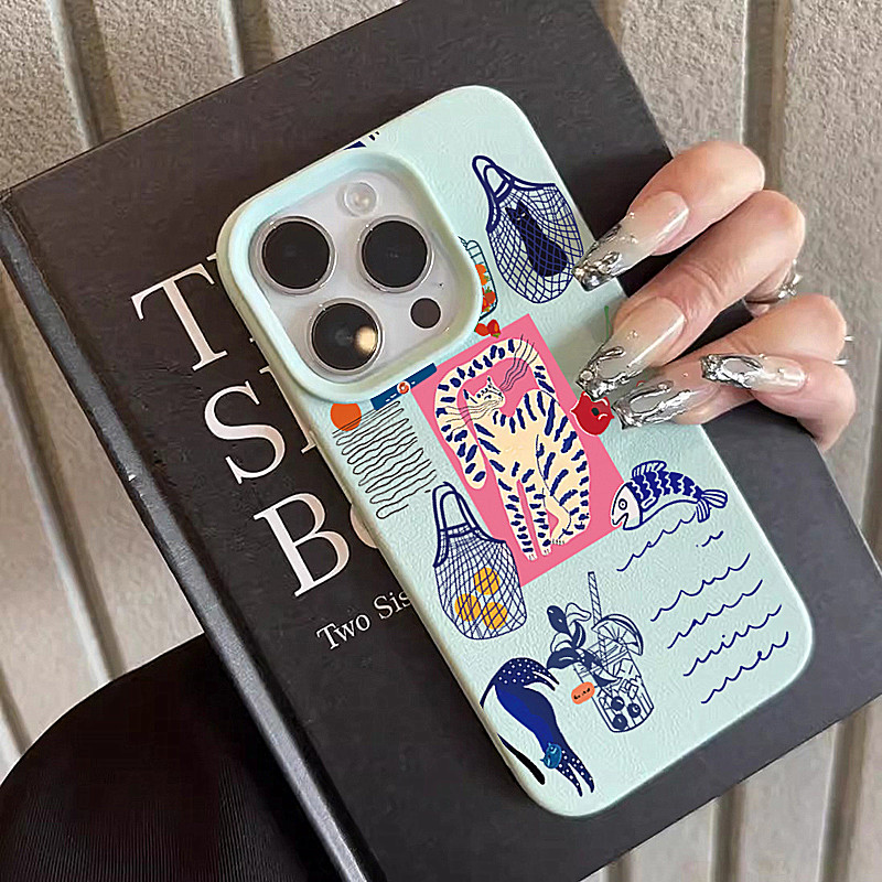 جرابات هاتف جديدة بتصميم قطة ا - مراجعة Phone Cases Durable وسعره