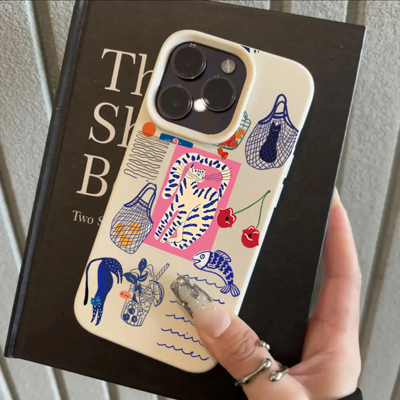 جرابات هاتف جديدة بتصميم قطة ا - مراجعة Phone Cases Durable وسعره