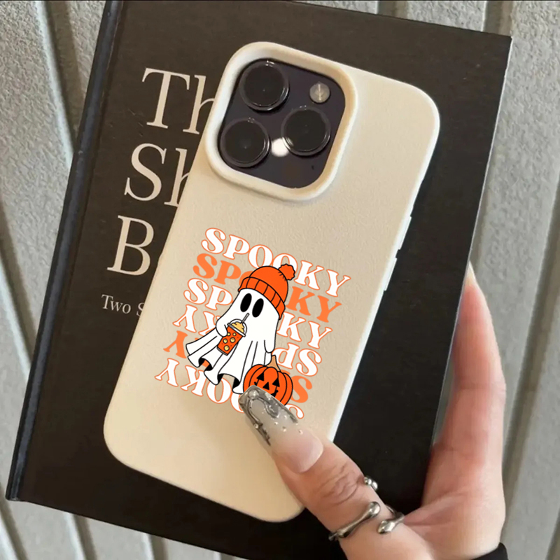 غطاء هاتف لطيف بنمط شبح اليقطي - مراجعة Phone Cases Xs Iphone وسعره