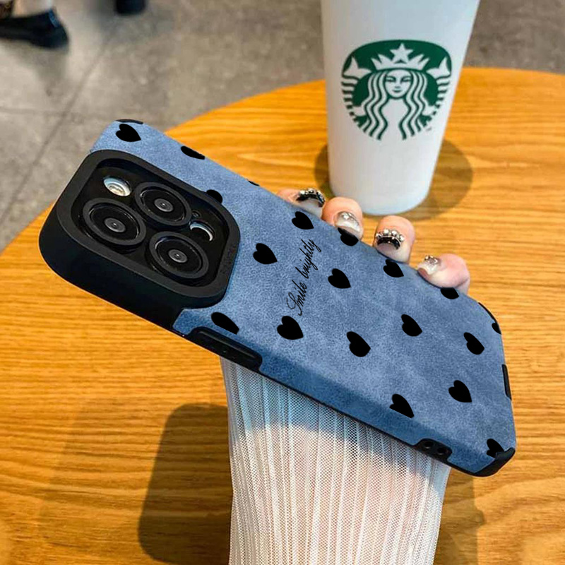 جديد فاخر أسود الحب القلب لينة - مراجعة Phone Cases Expensive وسعره