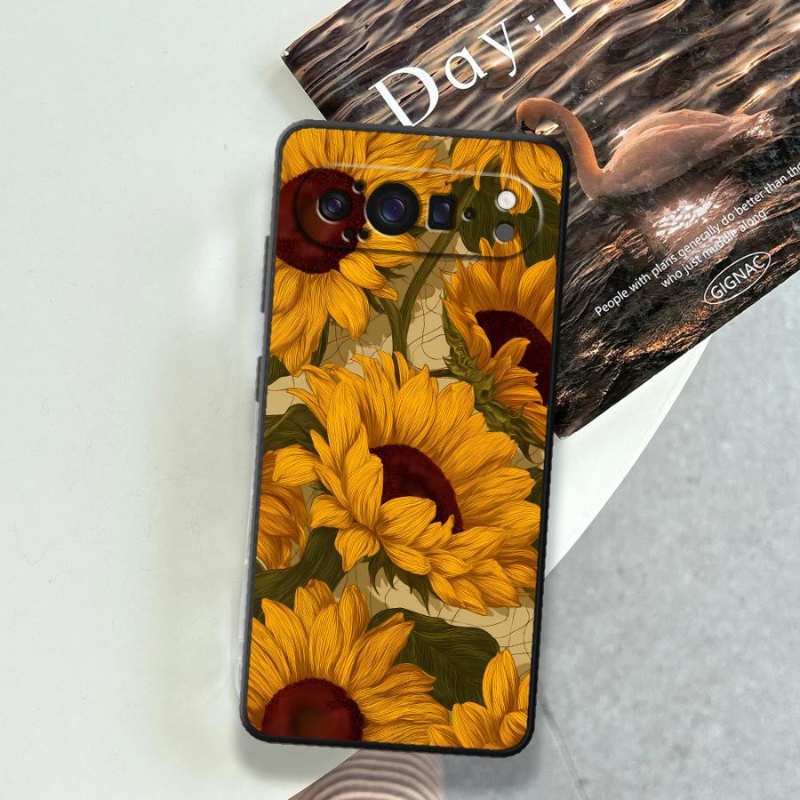 غطاء هاتف Sunflower Sea Funda  - مراجعة Phone Cases Google Pixel 10 Pro وسعره
