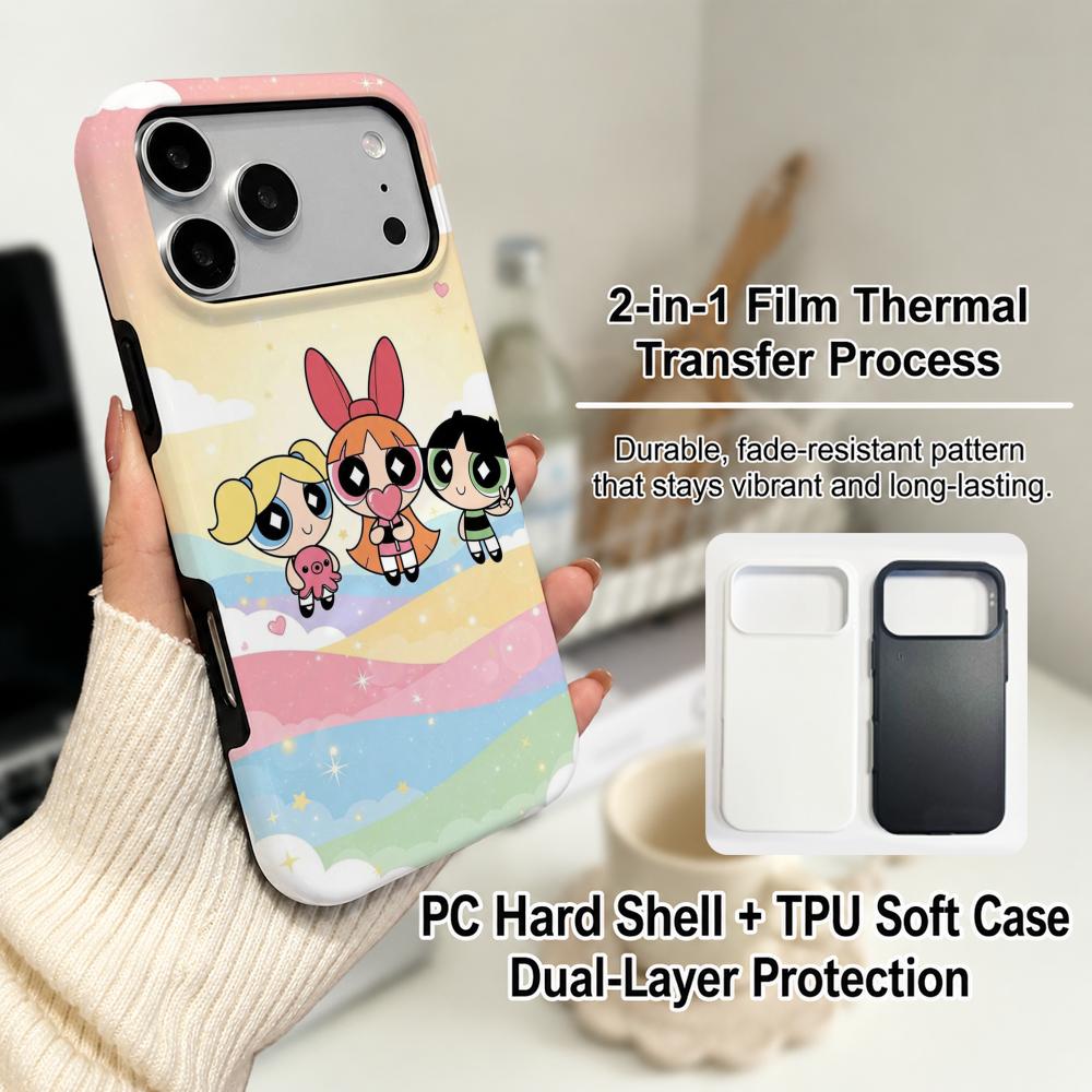 غطاء هاتف أنمي P-Powerpuff Gir - مراجعة Phone Cases Cool Girl وسعره
