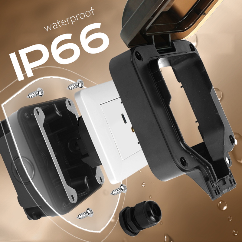 Avoir IP66 مقبس جداري مقاوم لل - مراجعة Phone Cases Uk وسعره