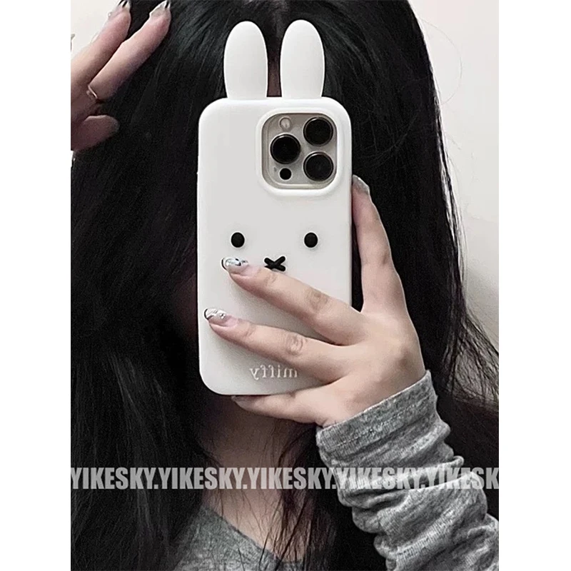 Kawaii Miffy آيفون 11/12/13/14 - مراجعة Phone Cases Rubber وسعره