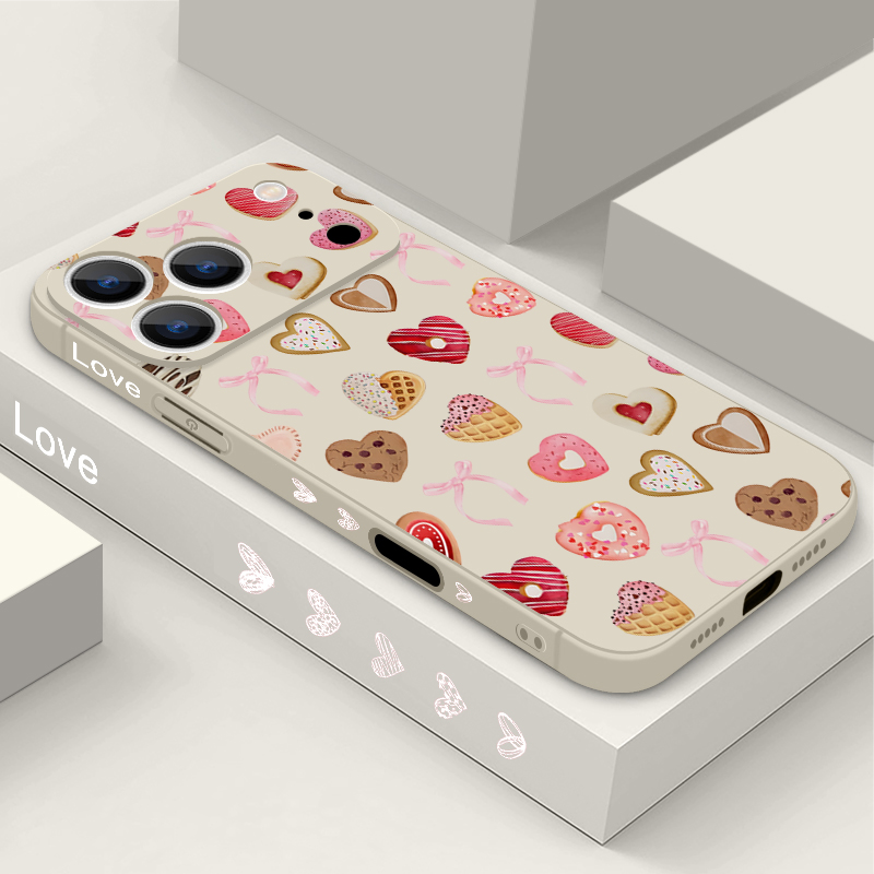 غطاء هاتف بنمط قلوب صغيرة لآيف - مراجعة Phone Cases Durable وسعره