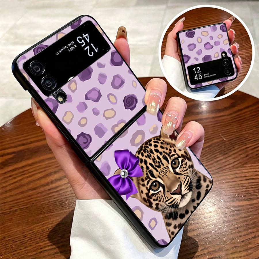 غطاء هاتف مخطط بتصميم نمر لسام - مراجعة Phone Cases Z Flip 5 وسعره