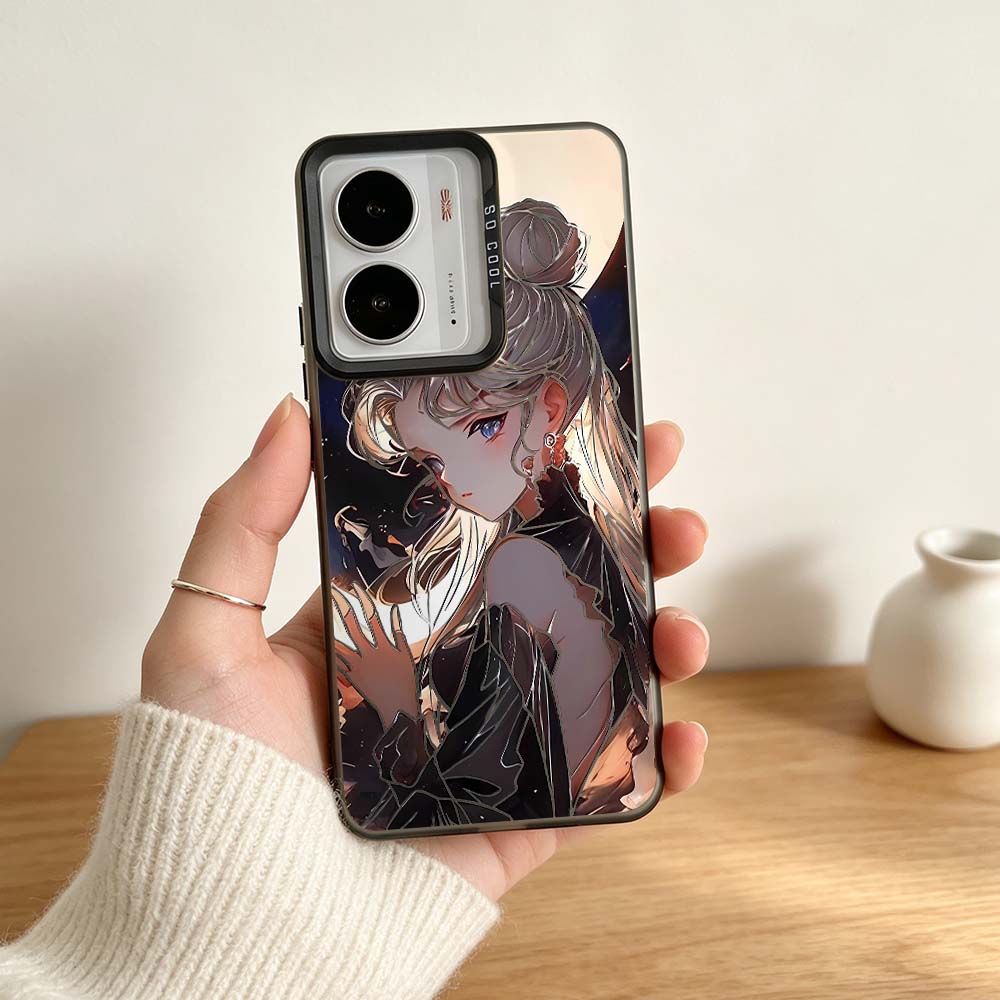 غطاء هاتف ملون فضي بتصميم أنمي - مراجعة Phone Cases Realme وسعره