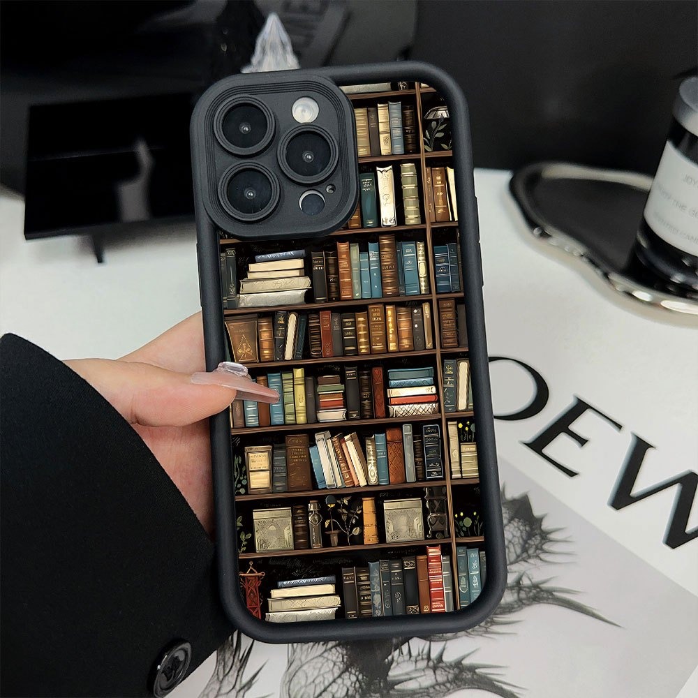 غطاء هاتف بتصميم رف كتب إبداعي - مراجعة Phone Cases Durable وسعره