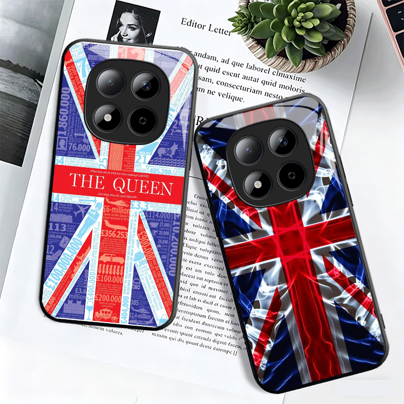 غطاء هاتف زجاجي بتصميم علم الا - مراجعة Phone Cases Uk وسعره