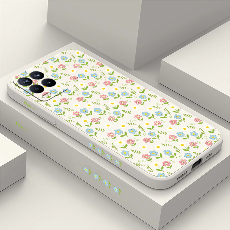 غطاء هاتف أنيق بتصميم زهور صغي - مراجعة Phone Cases Realme وسعره