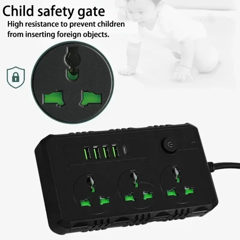 قطاع الطاقة مع 4 USB و1 منفذ T - مراجعة Phone Cases Uk وسعره