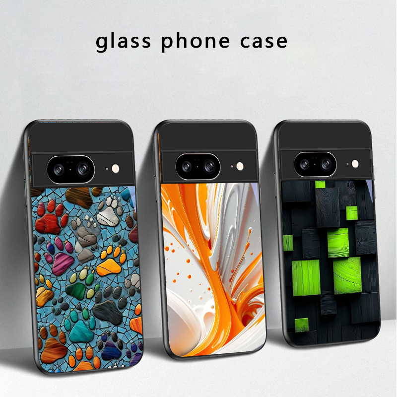 جراب هاتف زجاجي أسود بتصميم أث - مراجعة Phone Cases Google Pixel 10 Pro وسعره