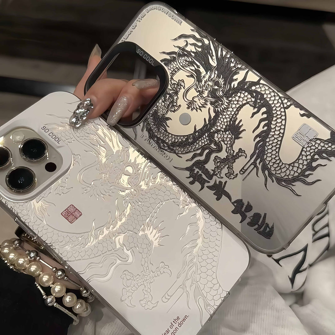 غطاء هاتف فاخر بتصميم التنين ا - مراجعة Phone Cases Expensive وسعره