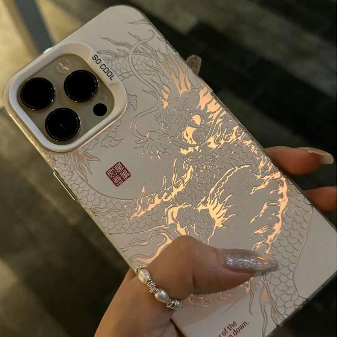 غطاء هاتف فاخر بتصميم التنين ا - مراجعة Phone Cases Expensive وسعره