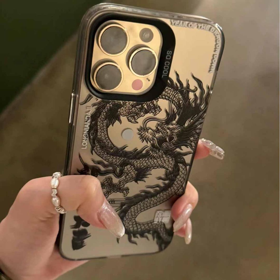 غطاء هاتف فاخر بتصميم التنين ا - مراجعة Phone Cases Expensive وسعره