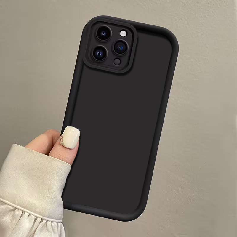 غطاء هاتف أسود بتصميم بسيط وجم - مراجعة Phone Cases Aesthetic وسعره