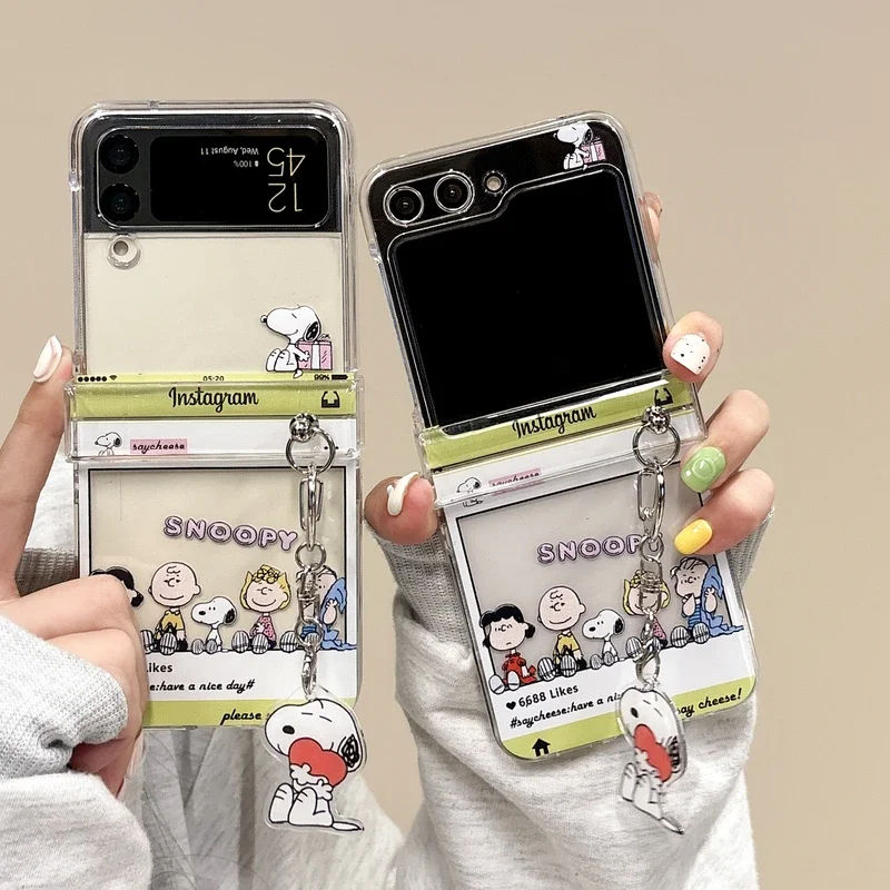 غطاء هاتف شفاف بتصميم كرتوني ل - مراجعة Phone Cases Z Flip 5 وسعره
