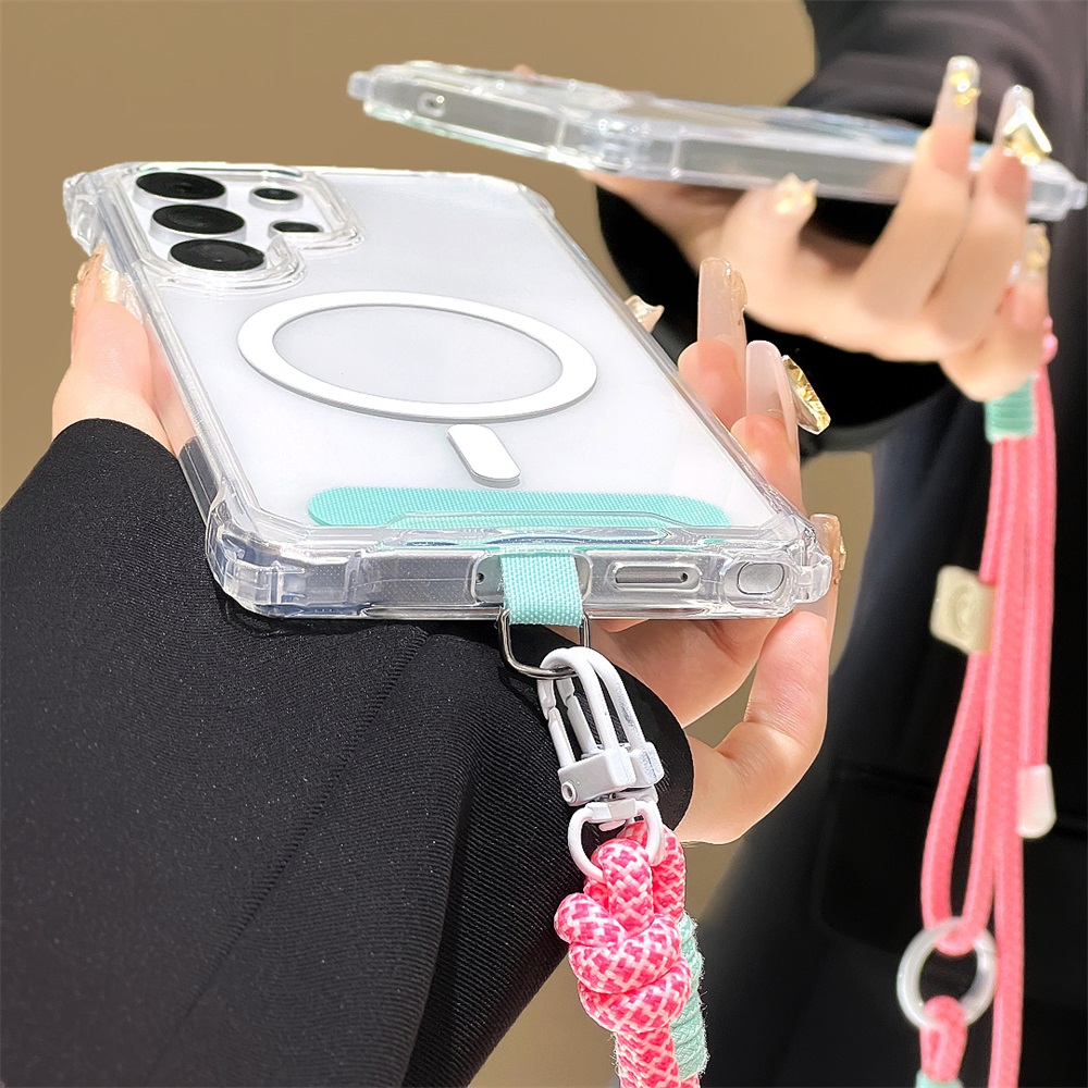 حافظة هاتف شفافة بحزام كتف مغن - مراجعة Phone Cases Quality وسعره