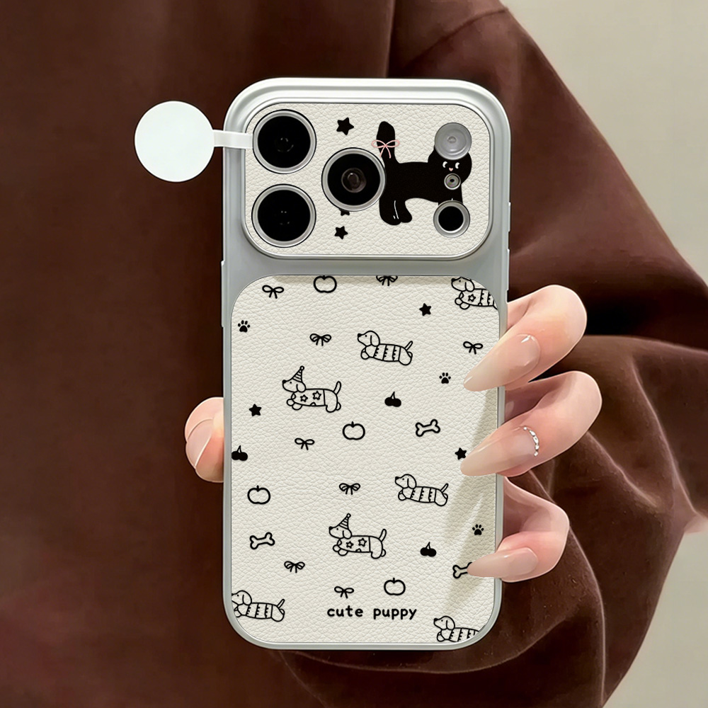 جراب هاتف جلدي بتصميم جرو لطيف - مراجعة Phone Cases Quality وسعره