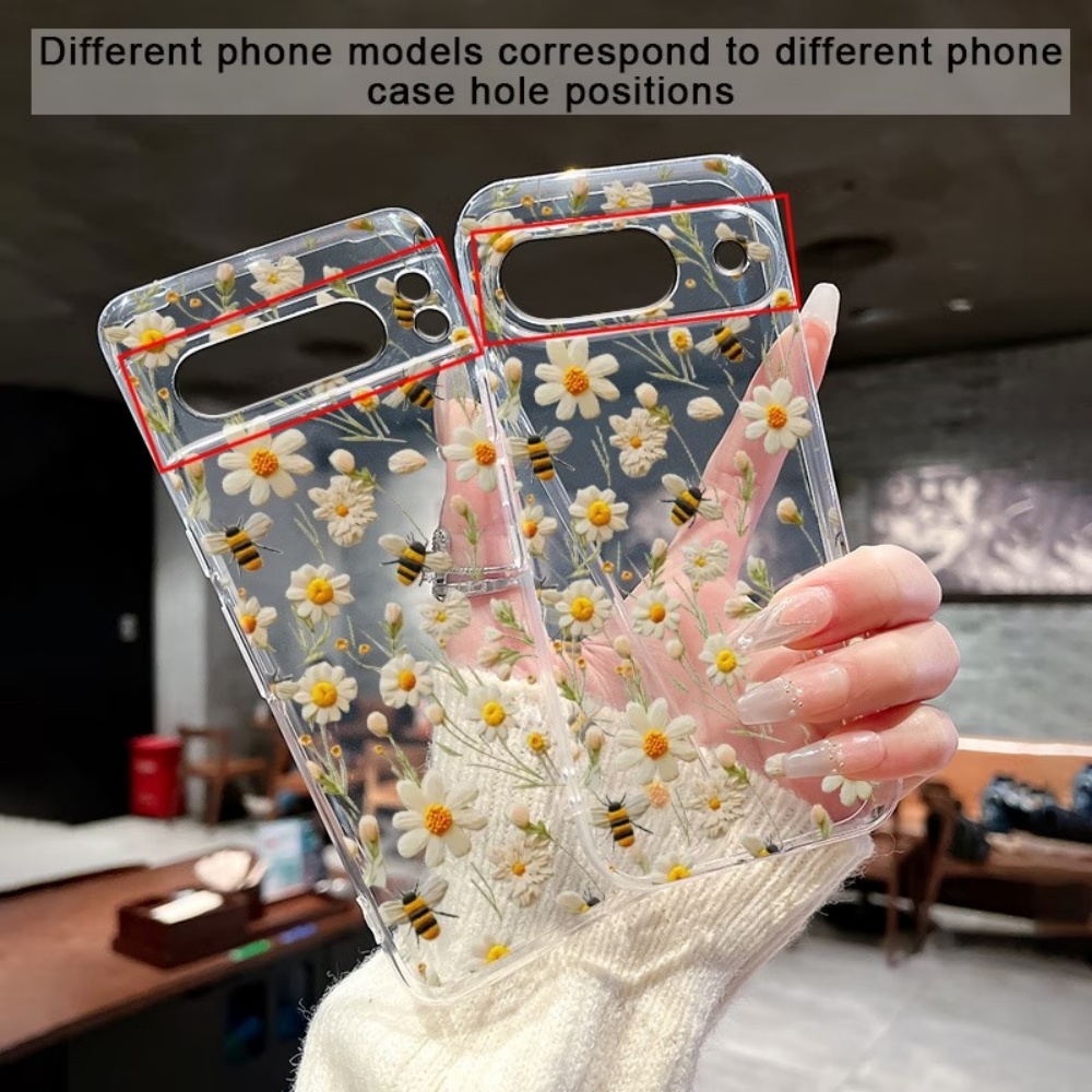 غطاء هاتف شفاف ناعم بنمط نحلة  - مراجعة Phone Cases Google Pixel 10 Pro وسعره