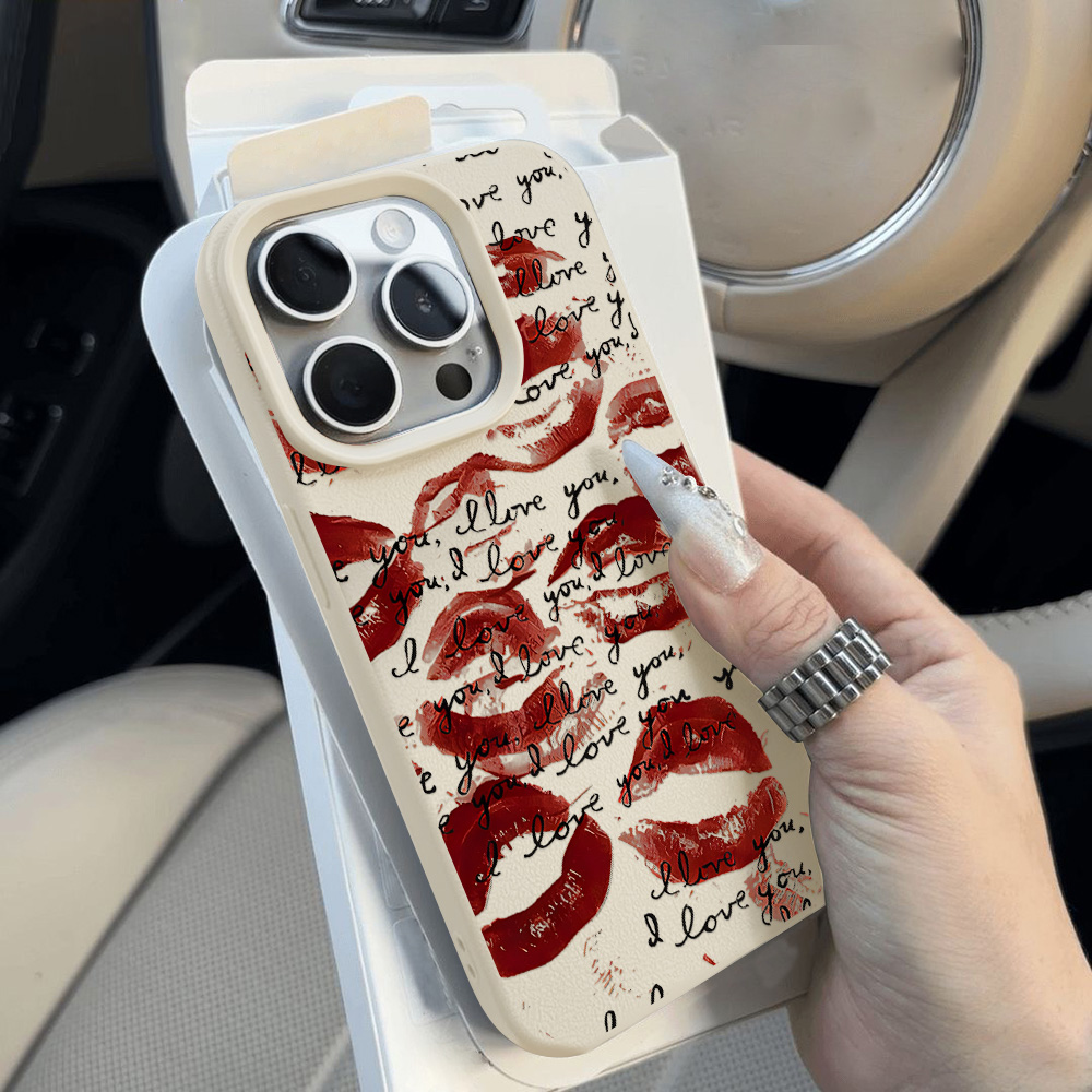 مشرق أحمر الشفاه الجلود قضية ا - مراجعة Phone Cases Durable وسعره