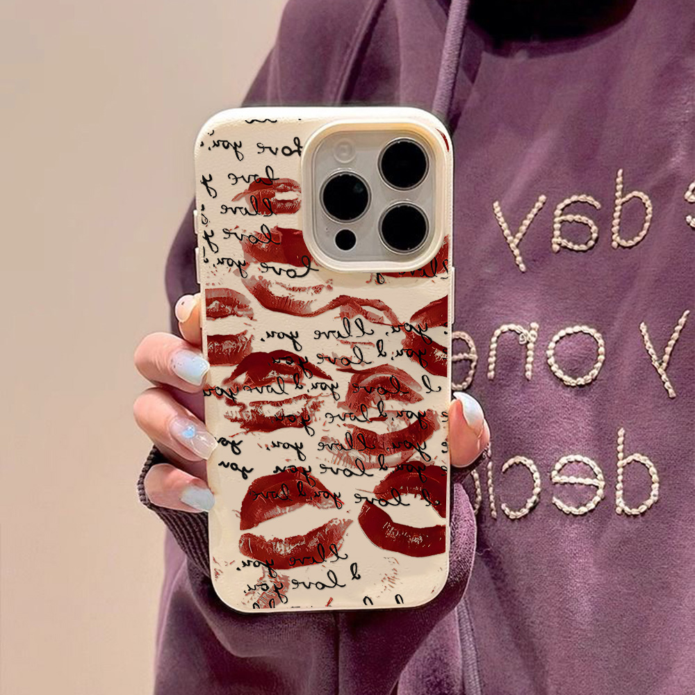 مشرق أحمر الشفاه الجلود قضية ا - مراجعة Phone Cases Durable وسعره