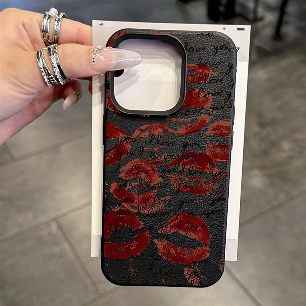 مشرق أحمر الشفاه الجلود قضية ا - مراجعة Phone Cases Durable وسعره