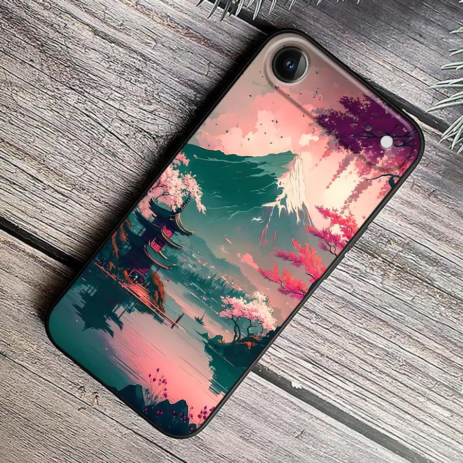 غطاء هاتف بتصميم جبل فوجي الجم - مراجعة Phone Cases Aesthetic وسعره