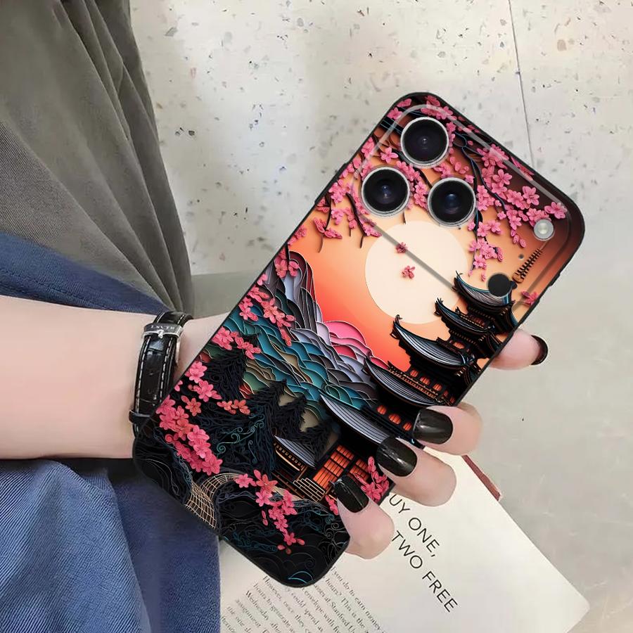 غطاء هاتف بتصميم جبل فوجي الجم - مراجعة Phone Cases Aesthetic وسعره