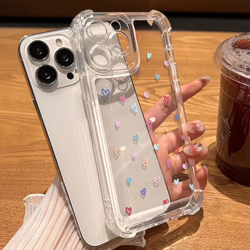 غطاء هاتف شفاف بزوايا ملونة عل - مراجعة Phone Cases Xs Iphone وسعره