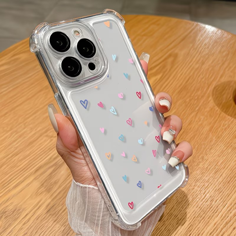 غطاء هاتف شفاف بزوايا ملونة عل - مراجعة Phone Cases Xs Iphone وسعره