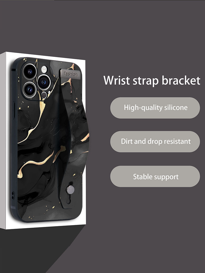 الفاخرة السائل سيليكون الرخام  - مراجعة Phone Cases With Straps وسعره
